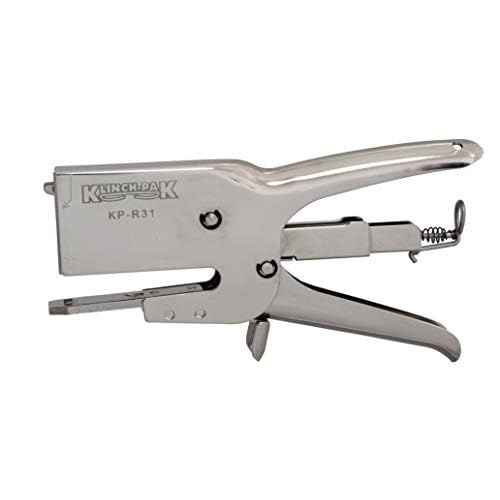 KP-R31 Heavy Duty Manual Plier Stapler - Blunt, Sword and Bag Sealer anvils Included. for Staples STCR5019, STH5019, JK694, Rapid 73. 1/4" - 1/2" SIM HD31 10540310