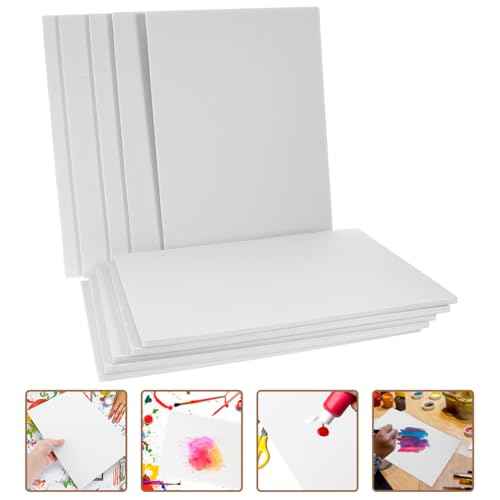 SECFOU 10Pcs Blank Foam Board Large 20x30 Inch White Foam Board for Art Projects DIY Crafts Signage and Background Display