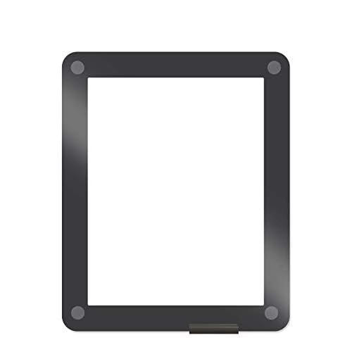 Iceberg 31130 Clarity Glass Custom Print Dry Erase Board, 11.0"x13.5", Transparent