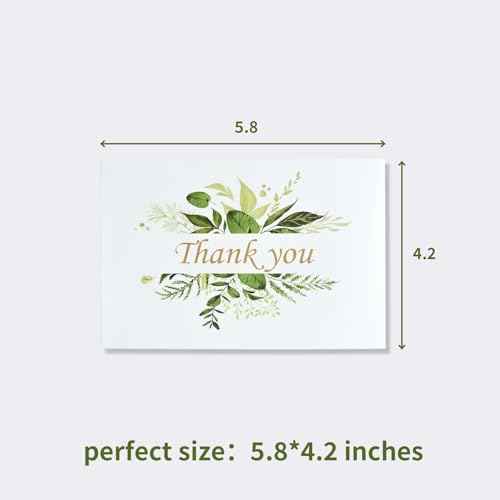 YOCHANDA 30 Pack Floral Thank You Cards With Envelopes & Stickers, Thank You Cards for Birthday, Wedding, Bridal Showers, Baby Showers,Teacher, Graduation, Business, Holiday, and Christmas (30 PACK)
