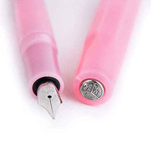 Kaweco Frosted Sport Fountain Pen Blush Pitaya, Fine Nib Sport Octagonal Clip Chrome (2019 Novelty).