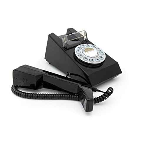 GPO GPOTRMB Trim Telephone Desktop Push-Button Telephone (Black)
