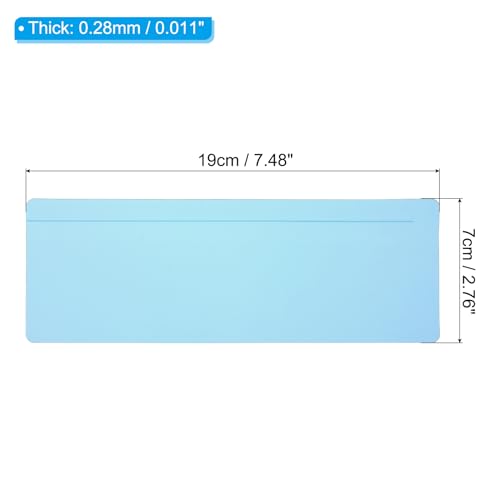 PATIKIL Sky Blue Guided Reading Strips 16pcs Visual Stress-Reducing Bookmarks