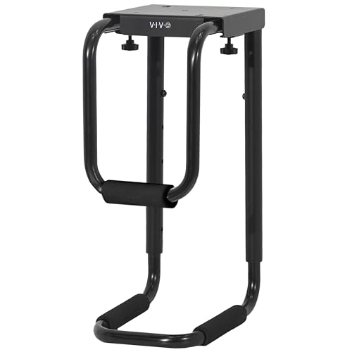 VIVO Heavy-Duty Under Desk USB PC Mount (Black, Large) Holds 66 lbs