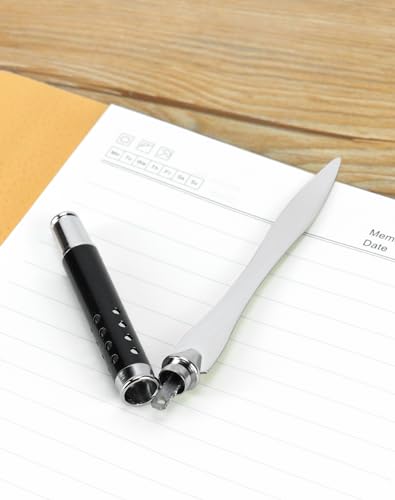Metal Letter Opener with Safe Edge - Ergonomic Envelope Cutter for Office & Home