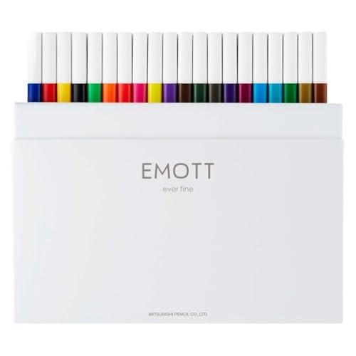 Emott Fineliner Pen Set #1, 40-Colors, Assorted