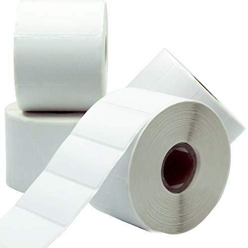 Premium, Extra Sticky 2x1in Direct Thermal Label 12 Pack. Bulk (16,560 pcs) Perforated Top Coated, Self-Adhesive Stickers for FNSKU Barcodes. Zebra Printer Compatible. Packaging and Shipping Supplies.