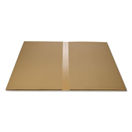 Alera Non-Studded Chair Mat for Hard Floor, 36" x 48", with Lip, Clear
