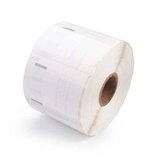 L LIKED 10 Rolls 2.25" x 1.25" Direct Thermal Barcode Labels, Perforated Line, Compatible with Rollo, Zebra, Jadens, Nelko, Munbyn, Phomemo Desktop Printers and for Dymo 30334 (10000 Labels)