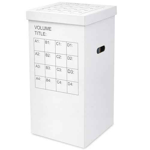 PerKoop 1 Pack Blueprint Holder Storage Organizer for Storing Poster Anchor Charts 16 Slots 25 x 14.2 x 14.2 Inch Blueprint Roll File Holder for Architectural Map School Office Home Items