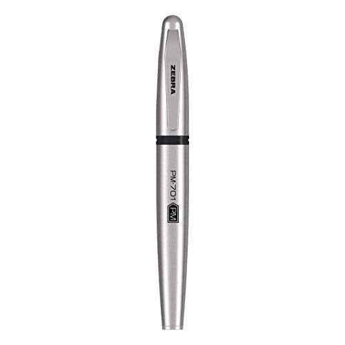 Zebra Pen Premium Steel Writing Set, PM-701 Permanent Marker, F-701 Ballpoint Pen, M-701 Mechanical Pencil, 3-Pack