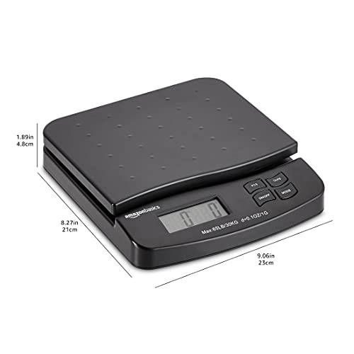 Amazon Basics Digital Postal Scale 65 lb Capacity with Tare & LCD Display