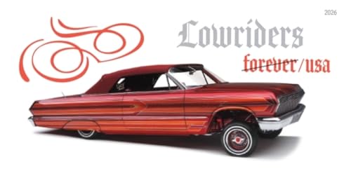 USPS Lowriders Forever Postage Stamps Sheet of 15 - Mexican American Culture