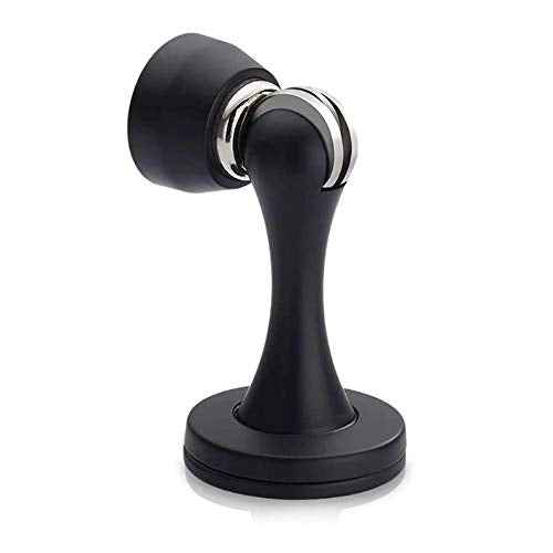 6 Pack Door Stoppers, Black Magnetic Door Stops, Heavy Duty Wall Floor Magnetic Door Catch, Brushed Oil Rubbed Magnet Doorstop to Keep Doors Open