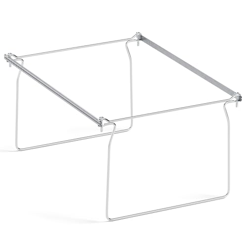 SUNEE Hanging File Folder Frame, Letter Size Files Holder Bars 17.5 Inches, Set of 1