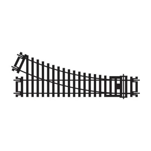 Hornby Hobby Train Tracks - R8073 Right-Hand Standard Point 22.5 Degree Track Pieces - Small Scale Model Accessories for Train, Electric Railroad Supplies with HO/OO Gauge Compatibility, curved Tracks