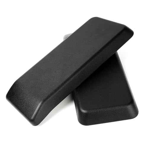MingYi.office Arm Pads Caps Replacement for Haworth Very Office Chair. Used on Both Height Adjustable and 4D Arms. Sell as Sets with Left and Right Armrest lids. (Black)