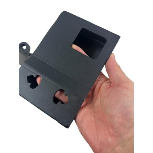 Shipping Container Lockbox, Heavy-Duty Steel Security Box with Padlock, 5-Key Set and Mounting Hardware
