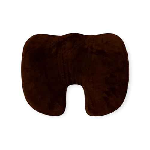 Cooling Coccyx Orthopedic Memory Foam Car or Seat Pillow Cushion, Black