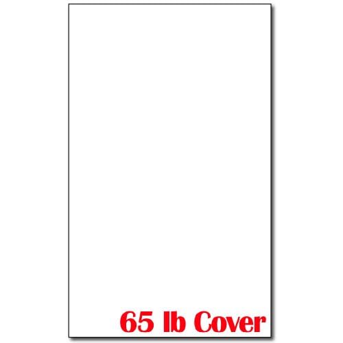 8 1/2" x 14" Legal Sized White Colored Cardstock - 250 Sheets Pack - 65lb Cover - Perfect for Documents, Programs, Menus