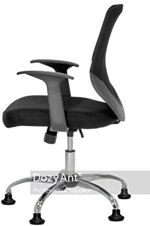 Bell Glides Replacement Office Chair or Stool Swivel Caster Wheels to Fixed Stationary Castors, Low Profile Bell Glides with Separate Self Adhesive Felt Pads, Chair Feet Wheel Stopper