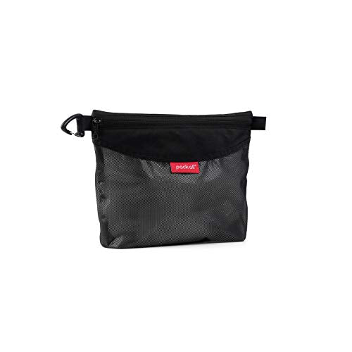 Pack All Water-Resistant Mesh Zipper Pouch - Black, Medium, 10.23"x7.48"