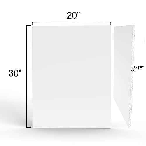 Foam Board, Foam Board 20x30, White Foam Board, Presentation Foam Board, Acid Free Mounting Board, Foam Core, Mounting Foam Board (10)