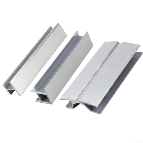 Shophubio 90° Base Connector for Kitchen Plinth Panels – Aluminum Skirting Corner Joint 360°-12cm (Silver)