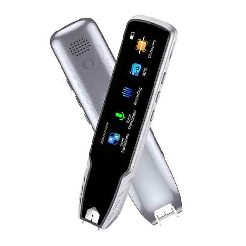Translator Pen & Scan Reader Pen for Dyslexia,Language Learners & Learning Difficulties,Translation Pen for 112 Languages (Silver and Black)
