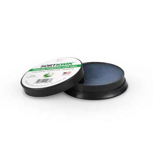 LEE 10083 Sortkwik Fingertip Moistener with Aloe ? Non-Toxic, Odorless Grip Enhancer for Paper Sorting and Money Counting ? 3/8 oz, Clear (Pack of 3)