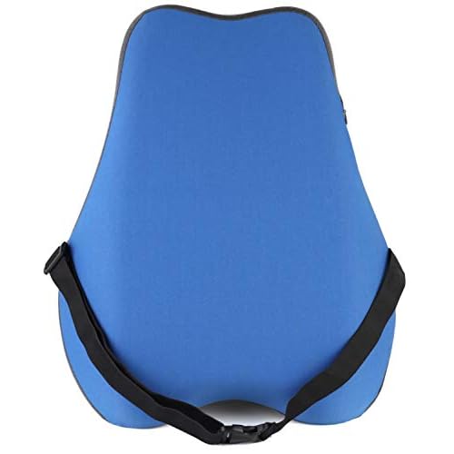 FOMI Extra High Back Lumbar Support Pillow | Thick Thoracic Foam Pad for Car, Home, Office, Gaming Chair, Wheelchair, Recliner | Sciatica, Tailbone Pain Relief | Upper Lower Backrest, Posture Aid