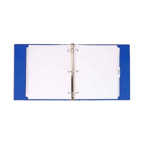 Blue Summit 1-100 Numbered Dividers for 3 Ring Binder, Exhibit Tabs Style Side for Legal Work, Numbered Tabs, 101 Number Dividers