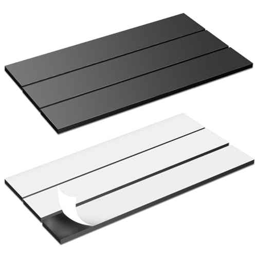 Magnetic Strips Self Adhesive,6 Pack 6" x 1" (150 x25 x 2 mm) Sticky Back Magnet Tapes, Flexible Durable Magnet Stickers for Classroom Office Kitchen, Fridge, DIY, Crafts