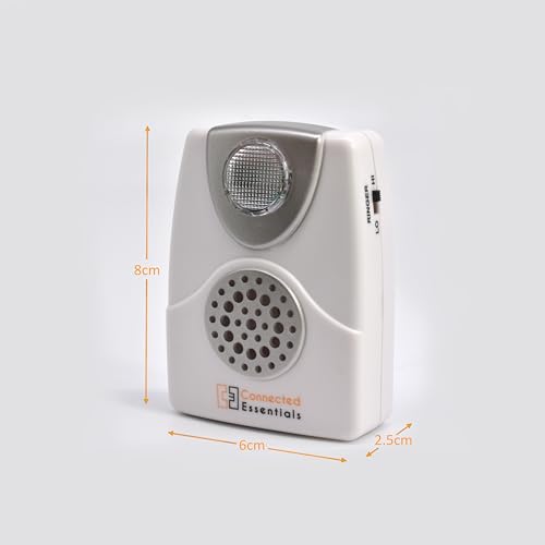 Telephone Ringer Amplifier with Flashing Light for Landline Phones and BT Digital Voice, Wall Mountable, up to 105dB - CEA-40 by Connected Essentials
