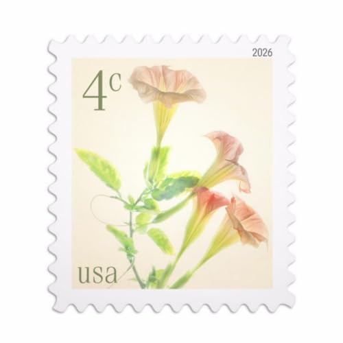USPS Angel's Trumpets 2026 4-Cent Definitive Sheet of 20 Postage Stamps
