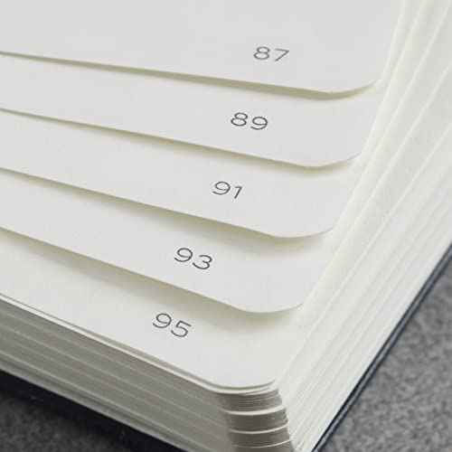 Leuchtturm1917 Hardcover Dotted Master Slim Notebook, Navy, A4