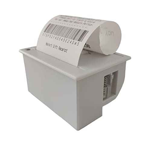 Maikrt Embedded Thermal Printer 1224V Micro Thermal Receipt Printer Serial Port Microcontroller Secondary Development MCU Printing Module TTL/RS232, C209H, 82*58*44MM, Black