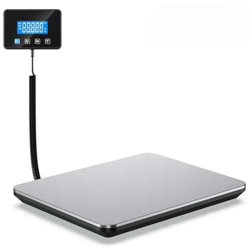 EcoGear Digital Weight Scale 440lbs Durable, Scales Digital Weight Postal Scale & Luggage Scale, Smart Heavy Duty Shipping and Postal Scale with Timer/Hold/Tare, Shipping Scale for Packages DC Adapter