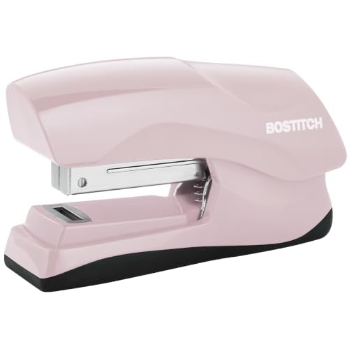 Bostitch Heavy Duty Stapler Pink Pack of 1 - 40 Sheet Capacity No Jam Office Stapler