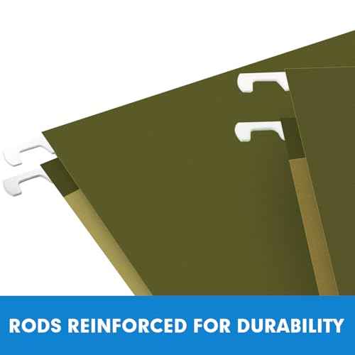 Hanging File Folders, RAZCC 60 Pack Reinforced Hanging Folders Legal Size, Designed for Bulky Files, Filing Cabinet, Adjustable Tabs, Green