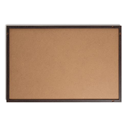 U Brands Magnetic Dry Erase Board White Board, 20" x 30" Inches, Black Wood Frame (3880U00-01)