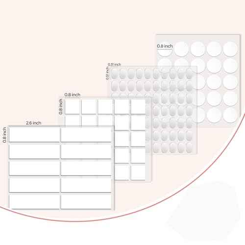 360pcs Nano Double Sided Tape for Wall 0.8" Sticky Dots Mounting Putty Two Sided Adhesive Museum Putty Multi-Shape Sticky Tack No Traces - Crafts Poster Decoration Picture Hanging Crafting Party