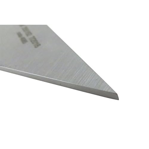 Kinex 4080 9-3/4 x 9-3/4 x 14 Inches 45/90 Drafting Triangle Solid 1/8 Inch Thick Milled Steel