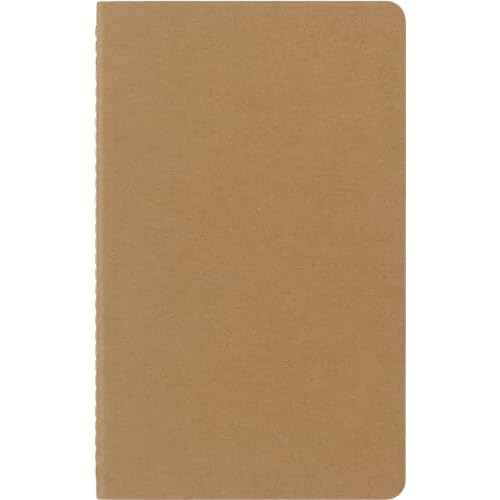 Moleskine Cahier Journal, Soft Cover, Large (5" x 8.25") Ruled/Lined, Black, 80 Pages (Set of 3)