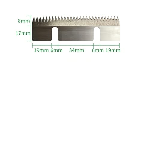 Carton Sealing Blade 2Pcs Carbon Steel for Semi-Auto Packaging Machines