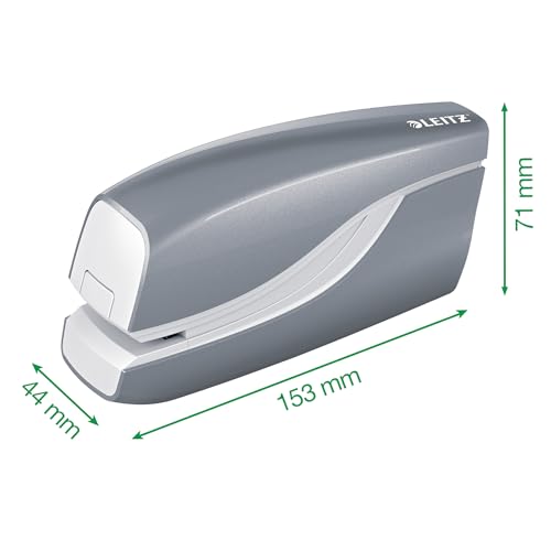 Leitz WOW Yellow Electric Stapler 10-Sheet, Battery Powered 55661016