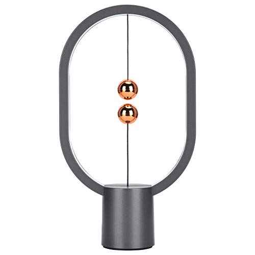 01 Balance Lamp, Smart Magnetic Balance Lamp Magnetic Desk Lamp Powered LED Warm Eye-Care Lamp for Office Bedroom