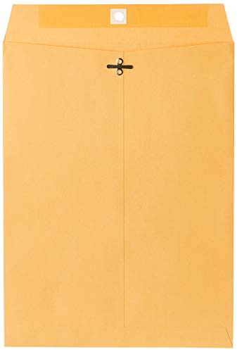 Mead 9x12 Brown Manila Kraft Envelopes with Clasp Closure - Pack of 100