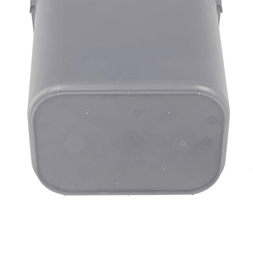 10 Gallon Commercial Office Wastebasket - Gray 2-Pack | Easy to Clean