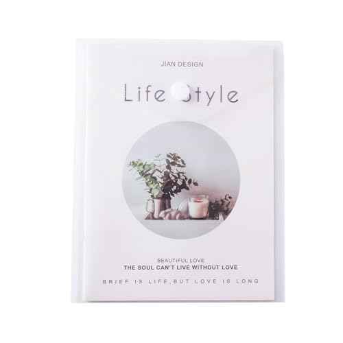 8.5 x 11 Vertical Clear Letter Sized Plastic Envelopes Document File Storage Holder 40 Pack Hook Loop Closure